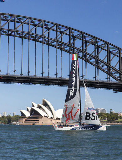 Maserati and Giovanni Soldini all set for the Rolex Sydney-Hobart Yacht Race